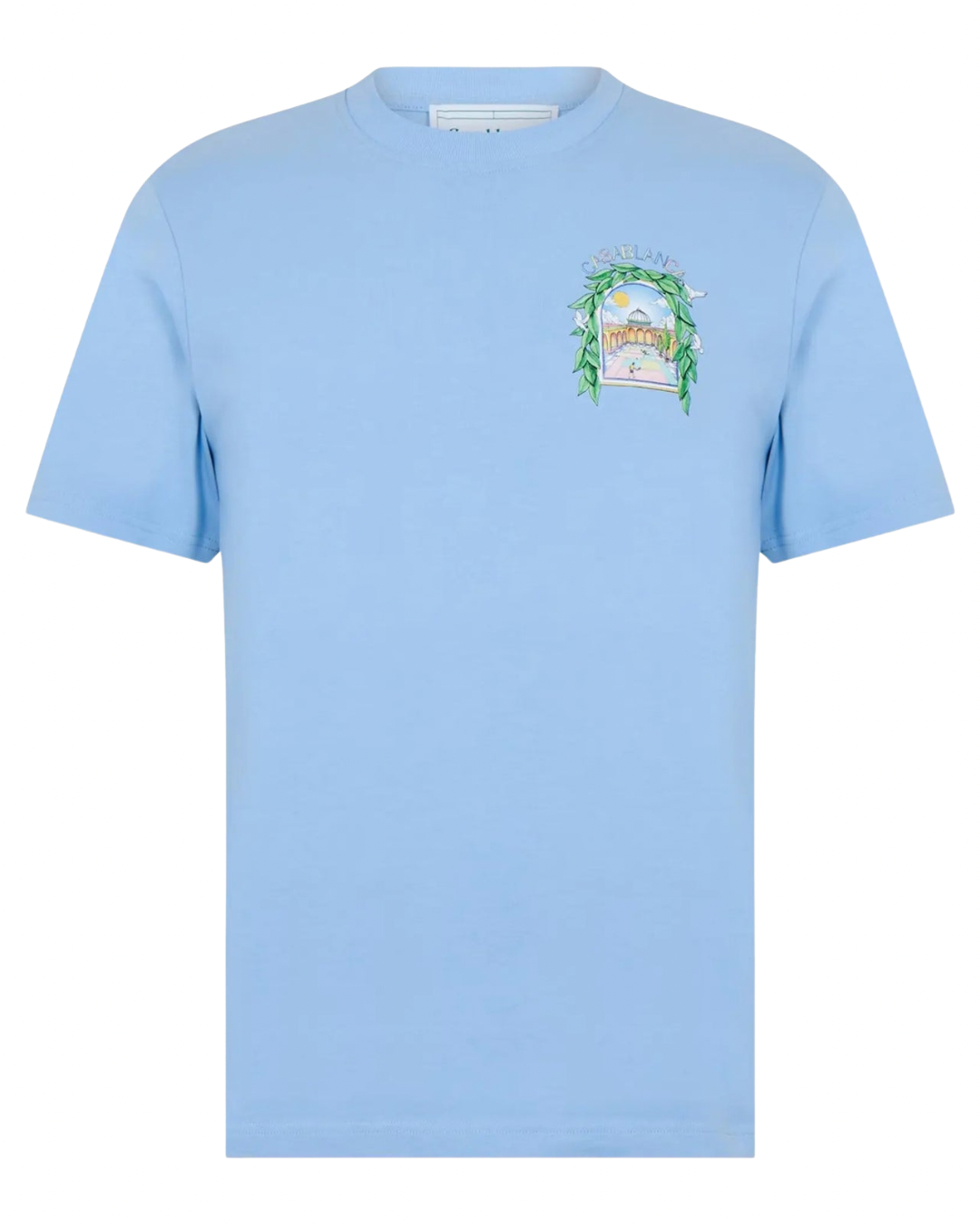 Casablanca T-Shirt Back Print (Blue)