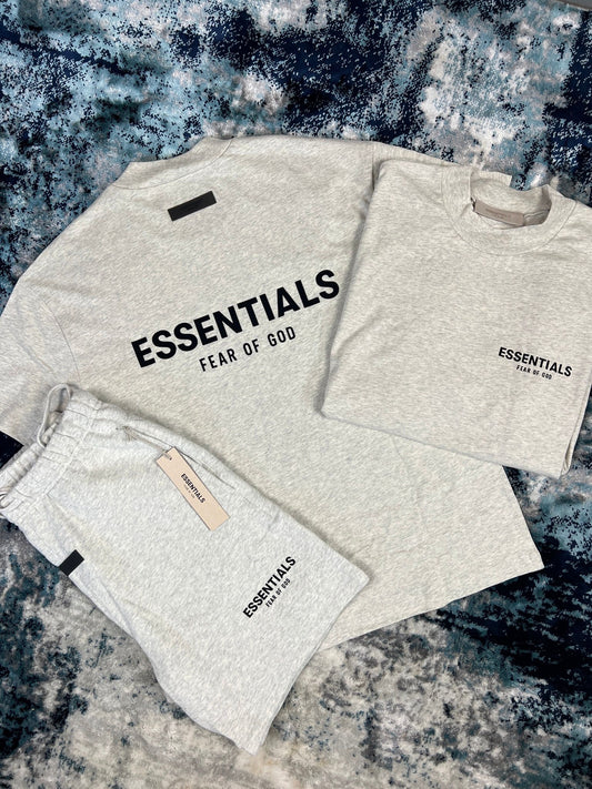 Essentials Short Set (Grey)
