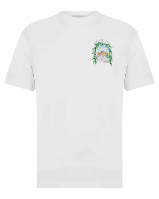 Casablanca T-Shirt Back Print (White)