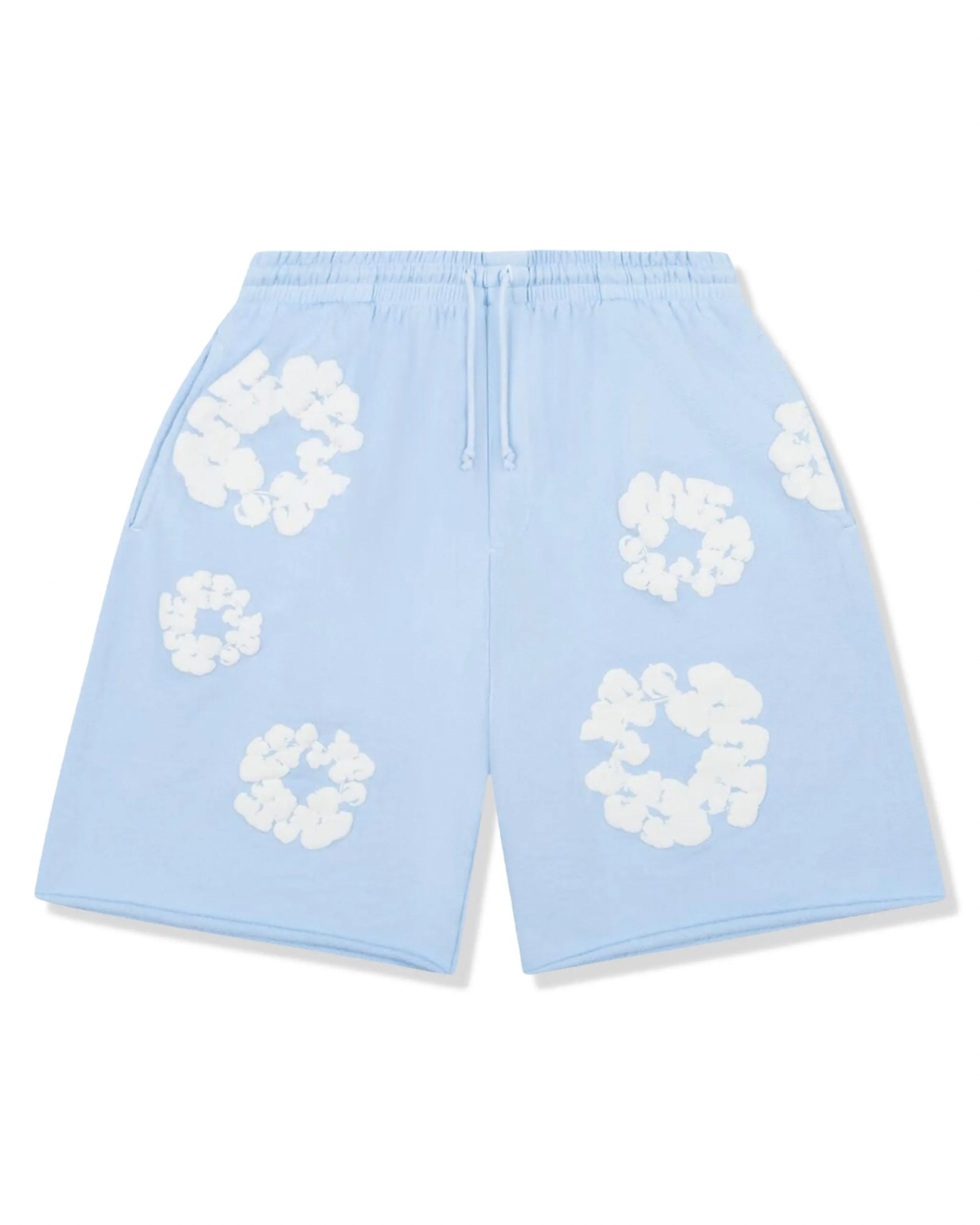Denim Tear Shorts (Baby Blue)