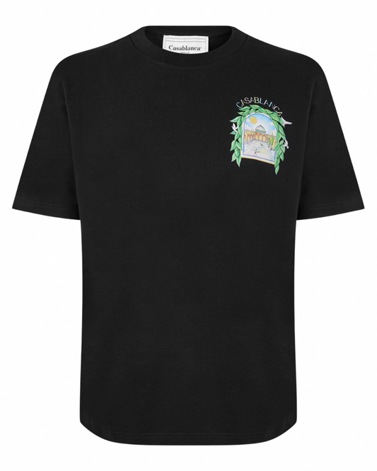 Casablanca T-Shirt Back Print (Black)