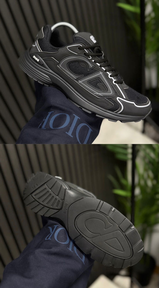 Dior B30 Sneakers (Black/Black