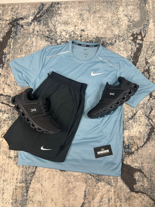 Nike Miler Set (Sky Blue/Black)