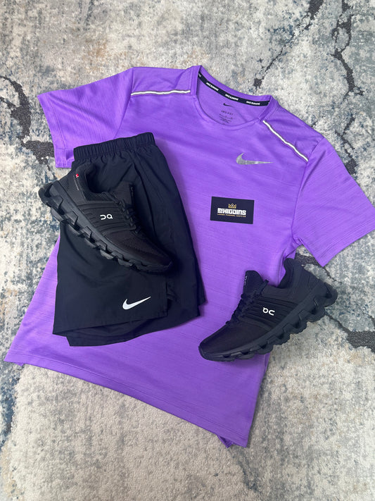 Nike Miler Set (Purple/Black)