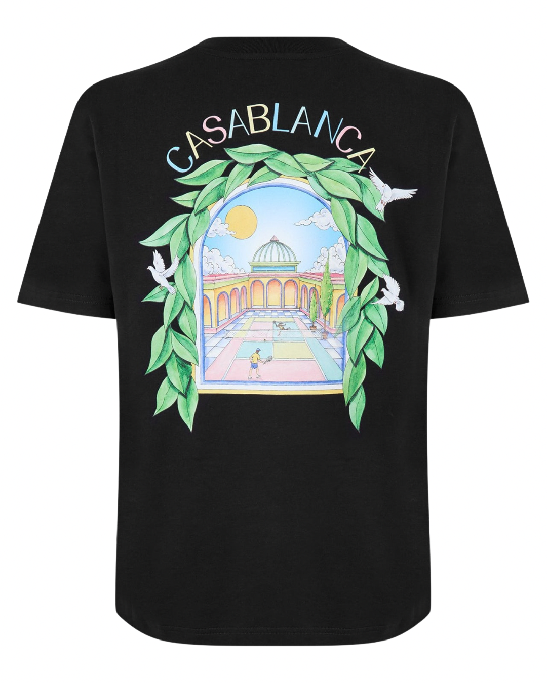 Casablanca T-Shirt Back Print (Black)